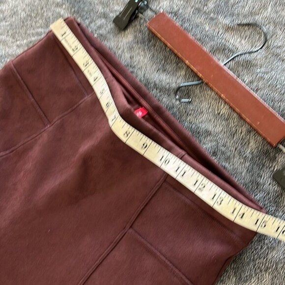 SPANX Suede Legging Wine color size Large Petite‎ Women’s clothing - Picture 10 of 12